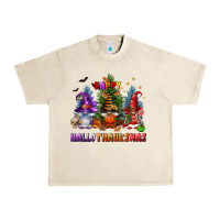 Sandshell happy hallothanksmas Urban Heavy Tee - FaDigitalArtStudio