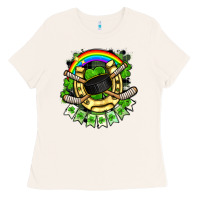 Bone St. Patrick's Day Hockey Ladies Tee - FaDigitalArtStudio