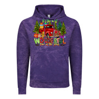 Cloud Purple it's The Most Wonderful Time of the year Vintage Hoodie - CowhideDigitalArt