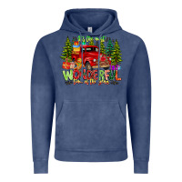 Vintage Denim it's The Most Wonderful Time of the year Vintage Hoodie - CowhideDigitalArt