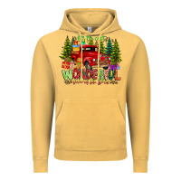 Vintage Mustard it's The Most Wonderful Time of the year Vintage Hoodie - CowhideDigitalArt