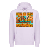 Lilac Happy Thanksgiving Premium Hoodie - Artiststas