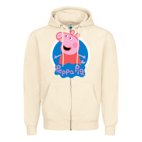 Sandshell peppa pig Zipper Hoodie - artisFamous