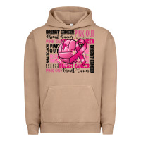 Pigment Burro volleyball pink out breast cancer Urban Hoodie - RanaPortraitStore