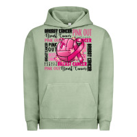 Pigment Oil Green volleyball pink out breast cancer Urban Hoodie - RanaPortraitStore