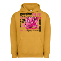 Volleyball Pink Out Breast Cancer Urban Hoodie | Teevron