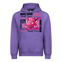 Tulip volleyball pink out breast cancer Urban Hoodie - RanaPortraitStore
