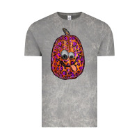 Cloud Rock watercolor pumpkin leopard Vintage Tee - RanaPortraitStore
