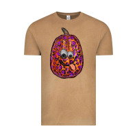 Vintage Camel watercolor pumpkin leopard Vintage Tee - RanaPortraitStore