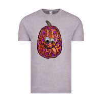 Vintage Zinc watercolor pumpkin leopard Vintage Tee - RanaPortraitStore
