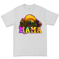 Dove Grey softball mama Premium Tee - OliviaCreatesArt