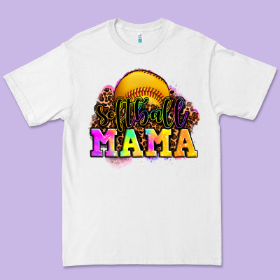 Softball Mama Premium Tee Designed By Oliviacreatesart