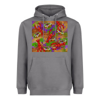 Storm mardi gras crawfish king cake Heavyweight Hoodie - RanaPortraitStore