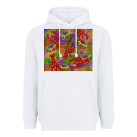 White mardi gras crawfish king cake Heavyweight Hoodie - RanaPortraitStore