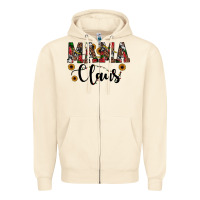 Sandshell mama claus Zipper Hoodie - JahusDesignShop