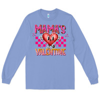 Colony Blue Mamas Valentine Long Sleeve Tee - CowhideDigitalArt