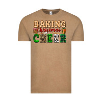 Vintage Coffee baking christmas cheer Vintage Tee - FaDigitalArtStudio