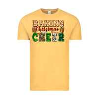 Vintage Mustard baking christmas cheer Vintage Tee - FaDigitalArtStudio