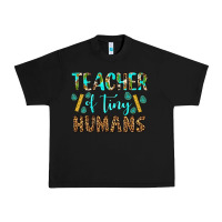 Black teacher of tiny humans Urban Heavy Tee - BundleAndBundleShop