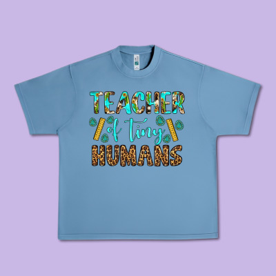 Teacher Of Tiny Humans Urban Heavy Tee Designed By Bundleandbundleshop