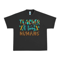 Pigment Black teacher of tiny humans Urban Heavy Tee - BundleAndBundleShop