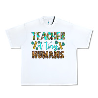 White teacher of tiny humans Urban Heavy Tee - BundleAndBundleShop