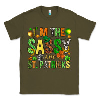 Army Green I'm the sassy one St. Patrick's Classic Tee - HowdyJamesFarm