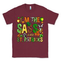 Burgundy I'm the sassy one St. Patrick's Classic Tee - HowdyJamesFarm