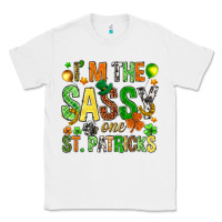White I'm the sassy one St. Patrick's Classic Tee - HowdyJamesFarm