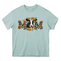 Arona Mom with cow Heavy Core Tee - CowGirlArtShop