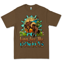 Cacao long live the cowboys Premium Tee - OliviaCreatesArt