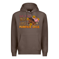 Coffee Just A Girl Who Loves Pumpkin Spice Cowgirl Premium Hoodie - Artiststas