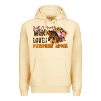 Pina Colada Just A Girl Who Loves Pumpkin Spice Cowgirl Premium Hoodie - Artiststas