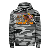 Slate Camo Just A Girl Who Loves Pumpkin Spice Cowgirl Premium Hoodie - Artiststas