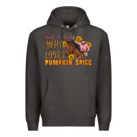 Smoke Just A Girl Who Loves Pumpkin Spice Cowgirl Premium Hoodie - Artiststas