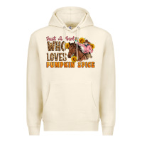 Tofu Just A Girl Who Loves Pumpkin Spice Cowgirl Premium Hoodie - Artiststas