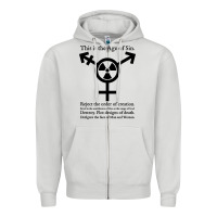 Dove Grey this is the age of sin   transgender symbol Zipper Hoodie - artisFamous