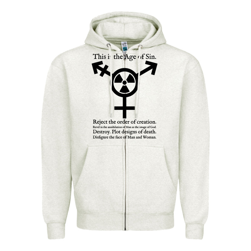 This Is The Age Of Sin   Transgender Symbol Zipper Hoodie by artisFamous | Teevron