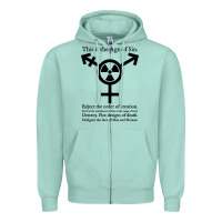 Seafoam this is the age of sin   transgender symbol Zipper Hoodie - artisFamous