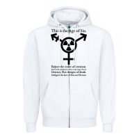 White this is the age of sin   transgender symbol Zipper Hoodie - artisFamous