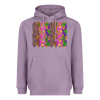 Lavender mardi gras brushstrokes Heavyweight Hoodie - RanaPortraitStore