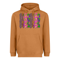 Meerkat mardi gras brushstrokes Heavyweight Hoodie - RanaPortraitStore