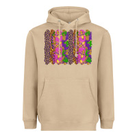 Mushroom mardi gras brushstrokes Heavyweight Hoodie - RanaPortraitStore