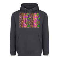 Smoke mardi gras brushstrokes Heavyweight Hoodie - RanaPortraitStore