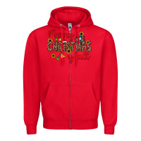 Red merry christmas y'all Zipper Hoodie - JahusDesignShop