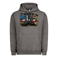 Pigment Tornado american flag with army boots Urban Hoodie - RanaPortraitStore