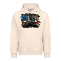 Sandshell american flag with army boots Urban Hoodie - RanaPortraitStore