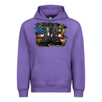 Tulip american flag with army boots Urban Hoodie - RanaPortraitStore