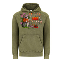 Vintage Olive Little Miss Cotton Tail Vintage Hoodie - CowhideDigitalArt