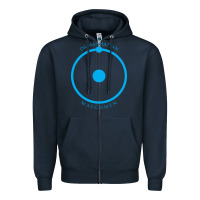 Navy dr manhattan Zipper Hoodie - artisFamous